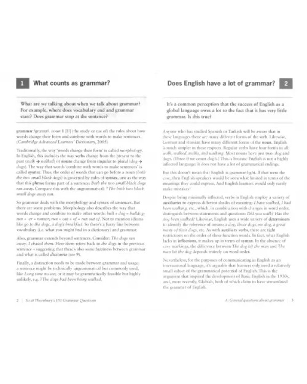 Scott Thornbury's 101 Grammar Questions