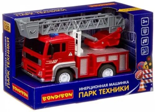 Инерционная машинка. Парк техники. Пожарный кран