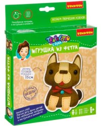 Игрушка из фетра. Собачка