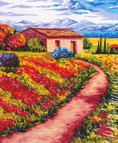 Набор для рисования по номерам. на холсте. Ароматные дали, 50х40 см Набор для рисования по номерам. на холсте. Ароматные дали, 50х40 см