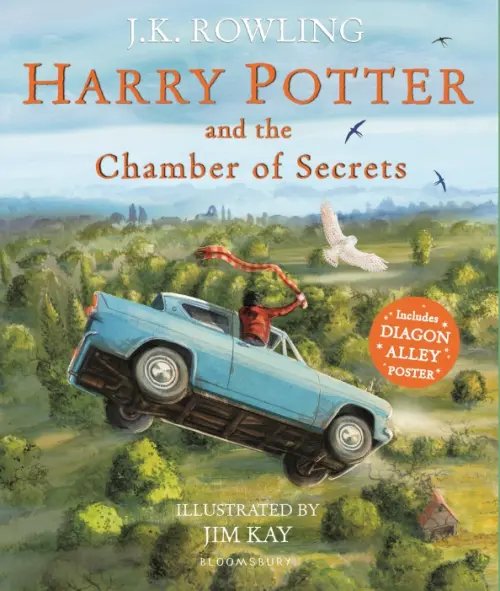 Harry Potter. Paperback Illustrated Edition Harry Potter and the Chamber of Secrets