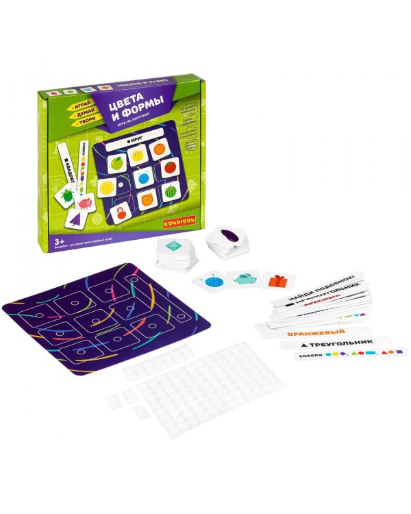 Игры на липучках. Цвета и формы