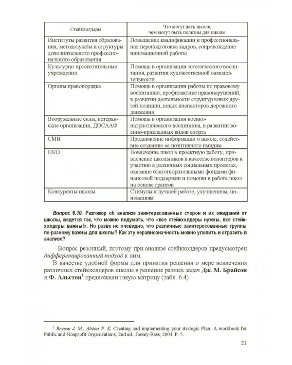 Стратегическое управление школой: вопросы и ответы. Том 2