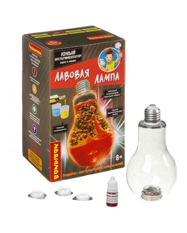 Науки с Буки. Юный экспериментатор. Лавовая лампа