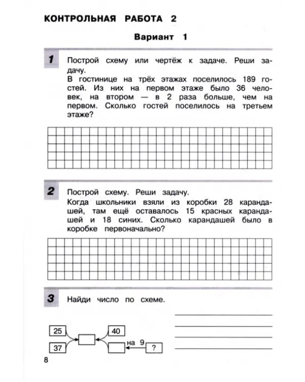 Математика. 4 класс. Контрольные работы. ФГОС