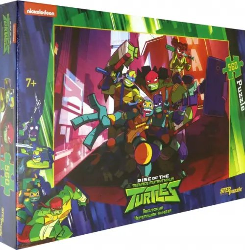 Пазл. Черепашки Ниндзя, 560 элементов Пазл. Черепашки Ниндзя, 560 элементов
