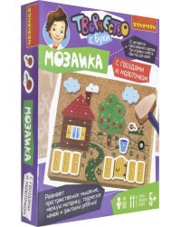 Мозаика с гвоздями и молоточком. На ферме