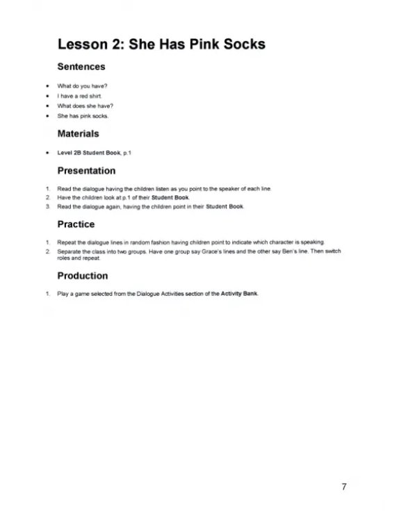 Fun English for Schools Teacher's Guide 2B