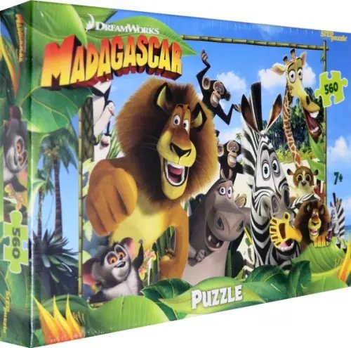 Пазл. Мадагаскар - 3, 560 элементов Пазл. Мадагаскар - 3, 560 элементов