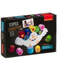 Развивающие игры из дерева. Игра-баланс. Птичка