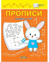 Прописи. Цифры и счет. II уровень сложности. ФГОС ДО