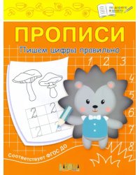 Прописи. Пишем цифры правильно. II уровень сложности