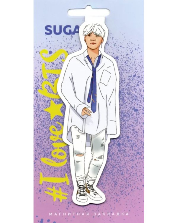 Дополнительное изображение книги «Фигурная магнитная закладка. BTS. Suga»