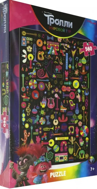 Пазл. Trolls - 2. Тролли. Мировой тур. 560 элементов Пазл. Trolls - 2. Тролли. Мировой тур. 560 элементов