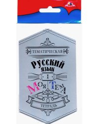 Предметные наклейки для тетрадей, набор 12 штук, в ПЭТ-пакете, для 5-6 класса