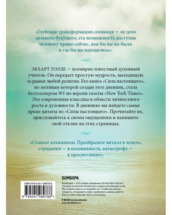 The power of now. Cила настоящего. Journal