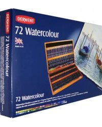 Набор акварельных карандашей "Watercolour", 72 цвета, деревянный кейс