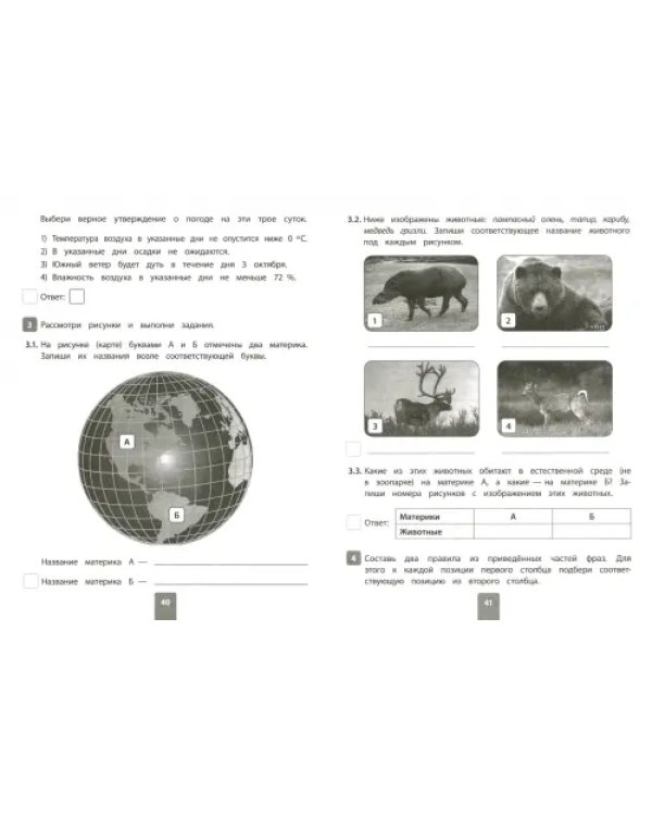 Окружающий мир. 4 класс. Всероссийская проверочная работа. ФГОС