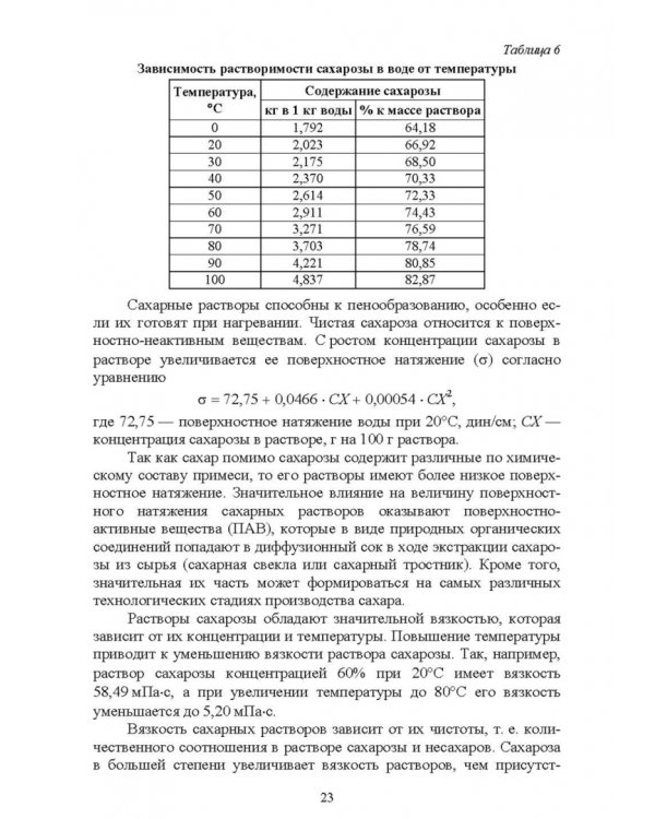 Специальная технология сахарного производства. Учебное пособие