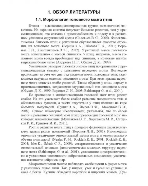 Морфология и васкуляризация головного мозга животных. Монография