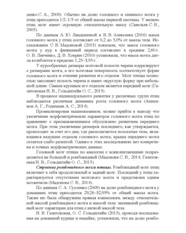 Морфология и васкуляризация головного мозга животных. Монография