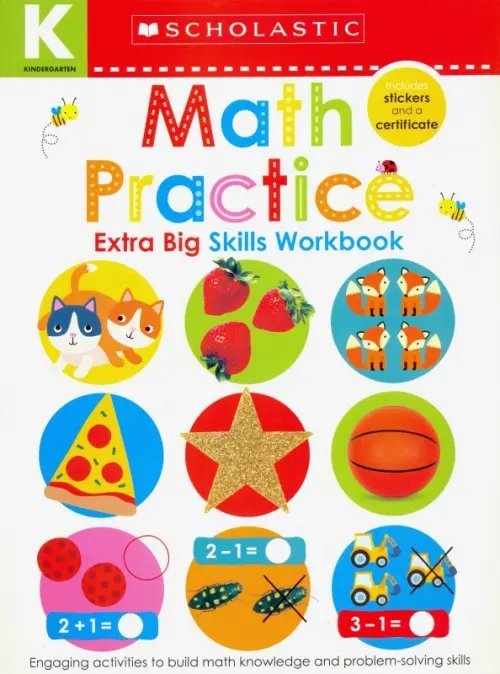 Early Learners Kindergarten Extra Big Skills Workbook. Math Practice