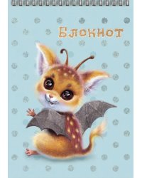 Блокнот. Крылатый пушистик, А7, 40 листов, клетка