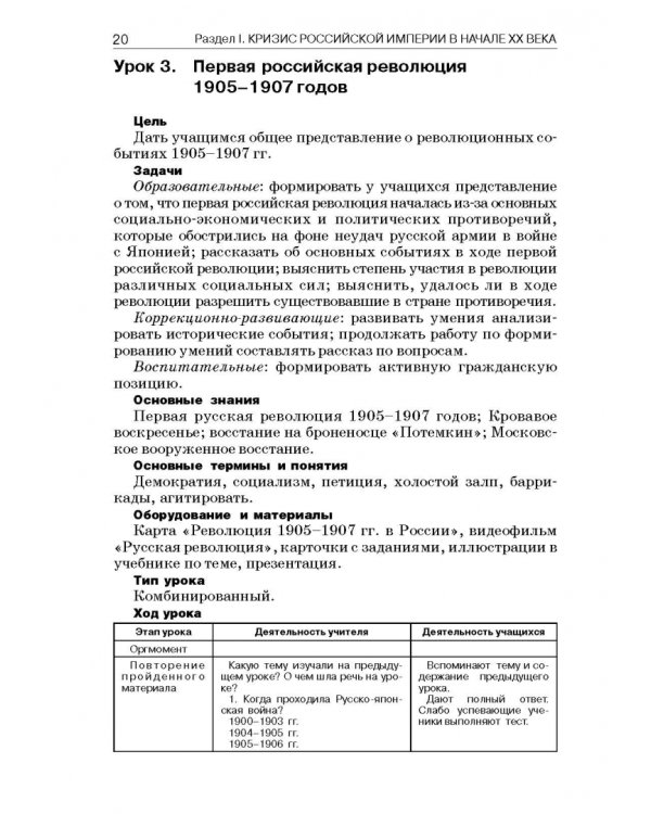 История России. 9 класс. В специальной (коррекционной) общеобразоват. школе (VIIIв) Уч.-метод. пособ