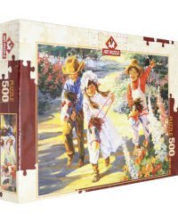 Пазл. Маленькие наездники, 500 элементов