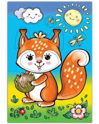 Развивающая рамка. Бельчонок