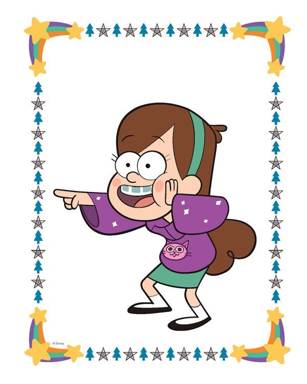 Гравити Фолз. Раскраска №3