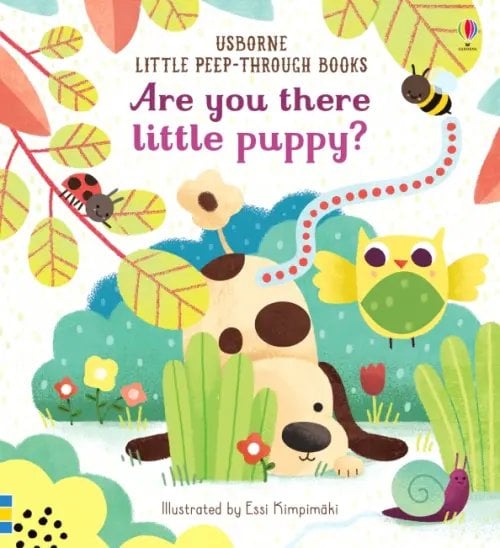 Usborne Little Peep-Through Books Are You There Little Puppy? Board book