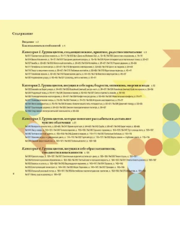 Сочетание цветов на практике