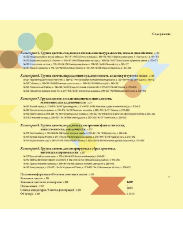 Сочетание цветов на практике