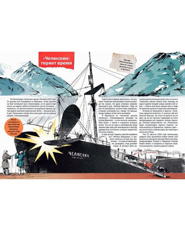 Спасение челюскинцев. Как погиб пароход и выжили люди во льдах Арктики