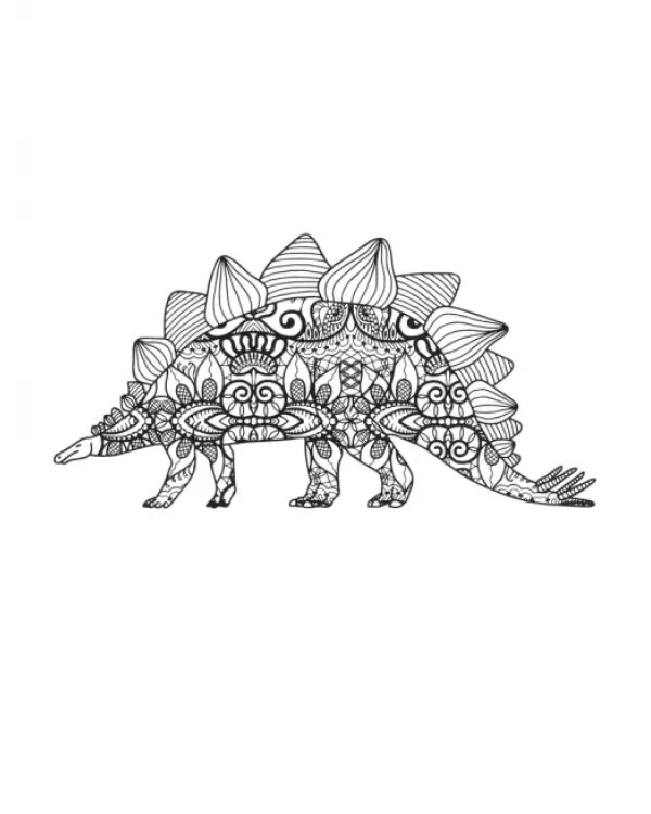 Dino. Творческая раскраска удивительных динозавров
