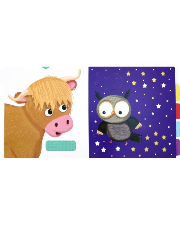 Выдвижные картинки. Корова Му-у-у! Сова Ух-у!