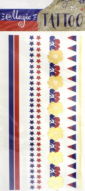 Татуировки временные (переводные), набор 7 Татуировки временные (переводные), набор 7