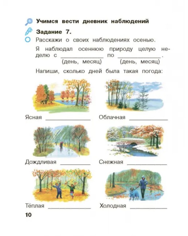Окружающий мир. 1 класс. Рабочая тетрадь. В 2-х частях. Часть 1