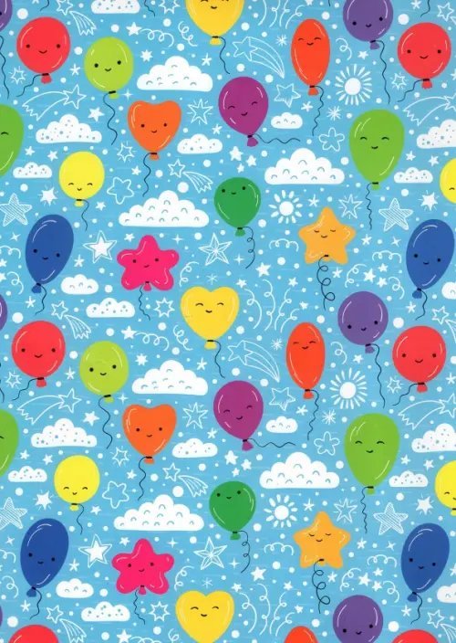 Бумага упаковочная "Miland. Шарики", 70x100 см, 1 лист Бумага упаковочная "Miland. Шарики", 70x100 см, 1 лист