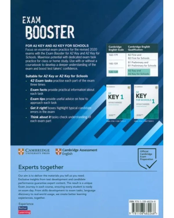 Дополнительное изображение книги «Exam Booster for A2 Key and A2 Key for Schools without Answer Key with Audio for the Revised 2020 Exams. Comprehensive Exam Practice for Students»