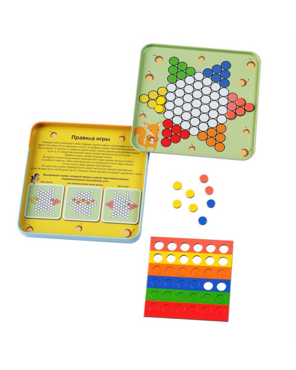Магнитная игра. Китайские шашки