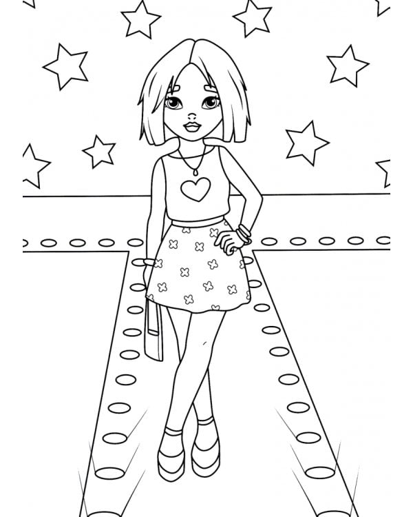 Раскраска "Классные девчонки", А4