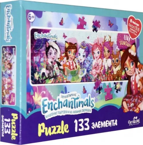 Пазл. Энчантималс. Общий портрет, 133 элемента