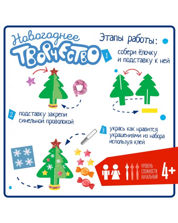 Творчество с Луки. Ёлочка нарядная