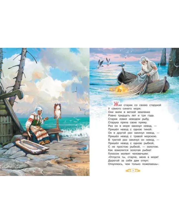 Дополнительное изображение книги «Сказка о рыбаке и рыбке»