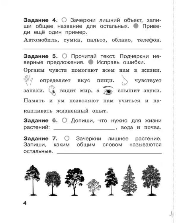 Окружающий мир. 1 класс. Итоговые работы