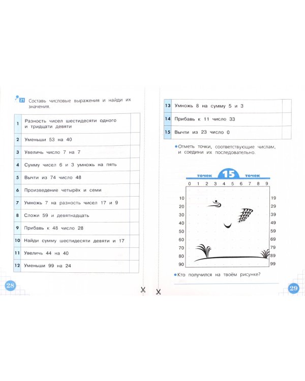 Волшебные точки. Вычисляй и рисуй. 2 класс. Рабочая тетрадь. ФГОС