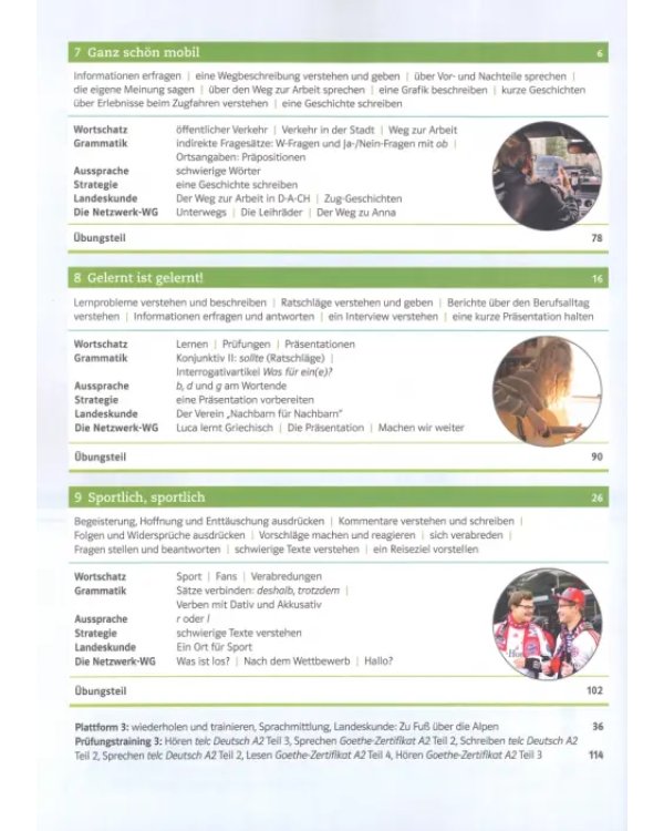 Netzwerk neu. A2.2. Kurs- und Ubungsbuch mit Audios und Videos