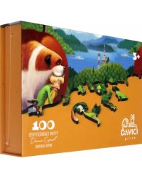 Пазл деревянный. Однажды летом, 100 деталей